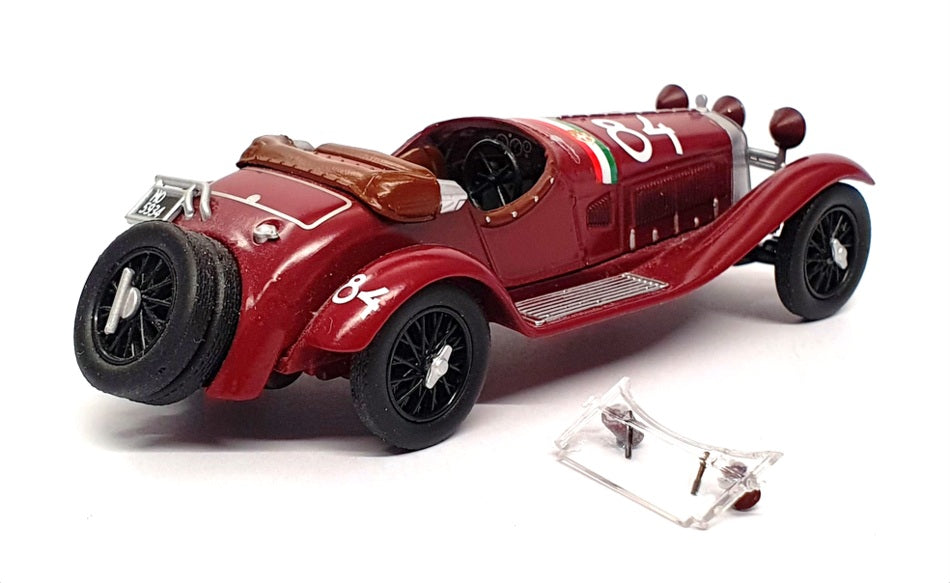 Unknown Brand ? 1/43 Scale 14622G - Alfa Romeo 6c 1750 Race Car - Maroon #84
