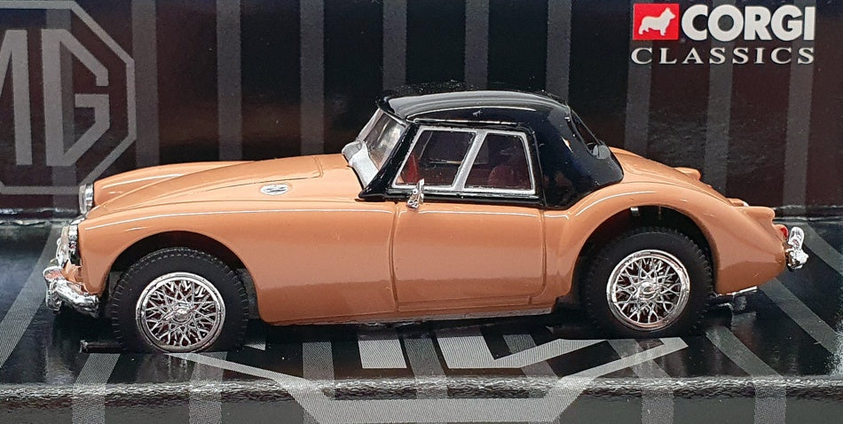 Corgi 1/43 Scale Diecast 03101 - MG MGA Hard Top - Alamo Beige