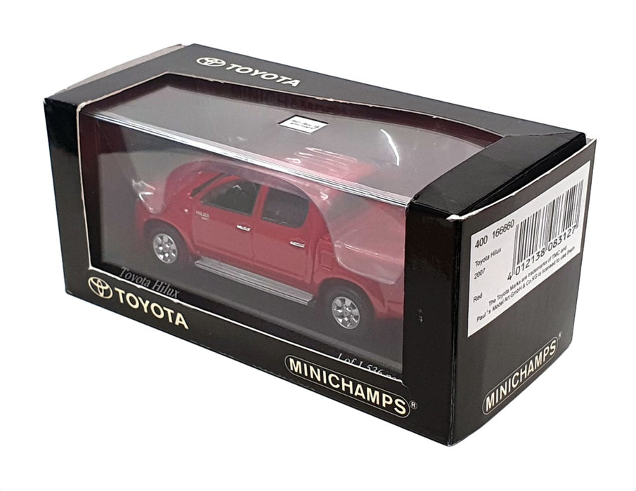 Minichamps 1/43 Scale Diecast 400 166660 - 2007 Toyota Hilux - Red