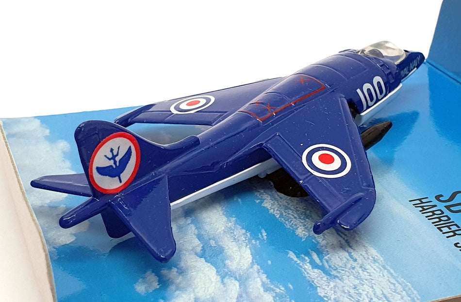 Matchbox Skybusters Appx 9cm Long SB-27 - Harrier Jet - Blue