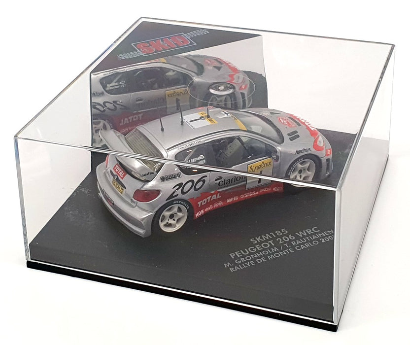 Skid 1/43 Scale SKM185 - Peugeot 206 WRC - #1 Monte Carlo Rally 2001