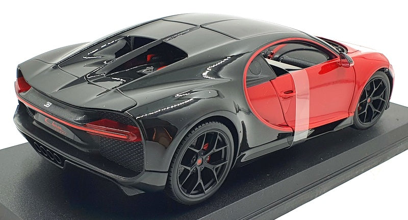 Maisto 1/18 Scale Diecast 46629 - Bugatti Chiron Sport - Red/Black