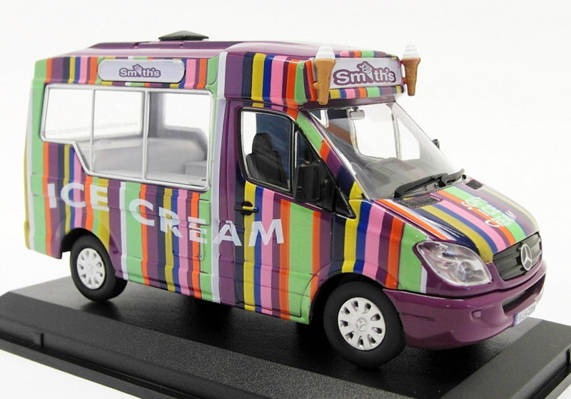 Oxford Diecast 1/43 Scale WM006 - Mercedes Whitby Mondial Ice Cream Van - Smiths