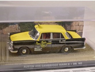 Fabbri 1/43 Scale Metal James Bond Model - Austin A55 Cambridge MKII - Dr No