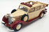 Triple 9 1/18 1800104 - 1936 Mercedes Benz 260D Pullman Landualet - Beige/Red