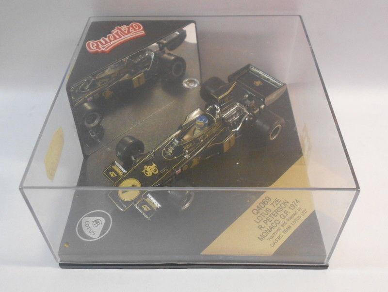 Quartzo 1/43 Scale - Q4069 LOTUS 72E R.PETERSON MONACO GP 1974