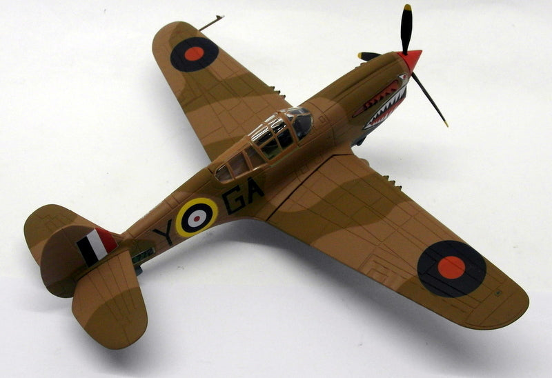 Armour 1/48 Scale Diecast - B11B625 Curtiss P40 Kittyhawk Mk1 UK RAF-112 Sqn