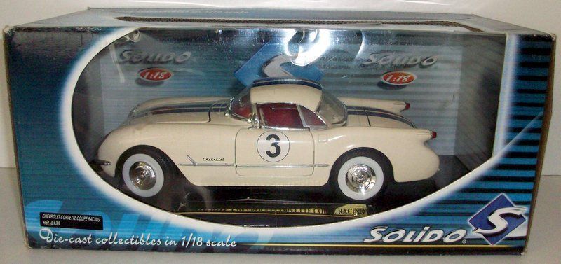 SOLIDO 1/18 - 8136 CHEVROLET CORVETTE COUPE RACING