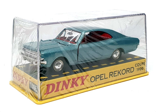 Atlas Dinky Toys Appx 11cm Long 1405 - Opel Rekord Coupe 1900 - Blue