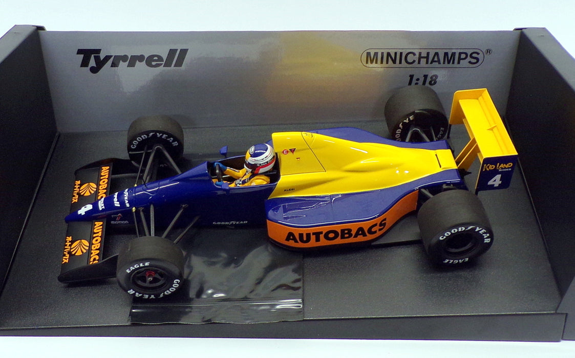 Minichamps 1/18 Scale 110 891504 - F1 Tyrrell Ford 018 - #4 J.Alesi 1989