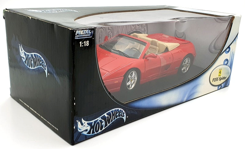 Hot Wheels 1/18 Scale Diecast - 25733 Ferrari F355 Spider - Red