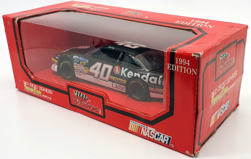 Racing Champions 1/24 09050 - 1994 Pontiac Stock Car #40 Bobby Nascar - Black