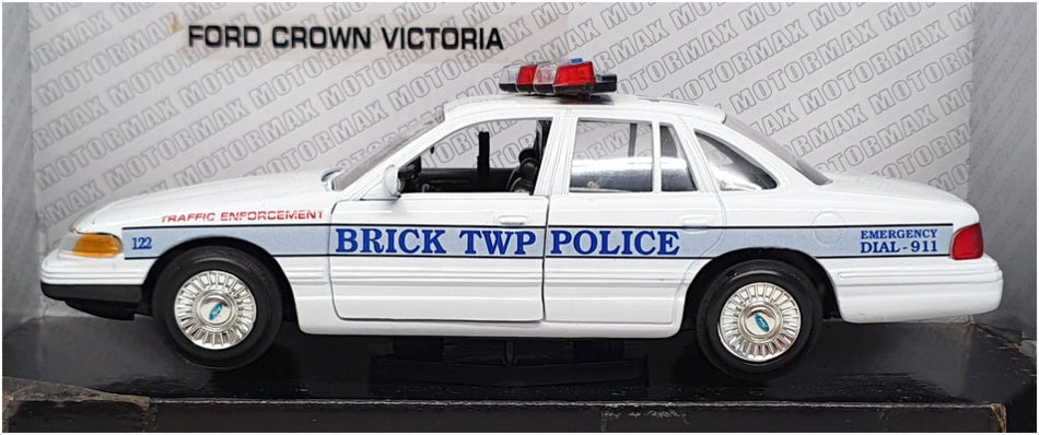 Motormax 1/24 Scale 76400 - Ford Crown Victoria - Brick TWP Police