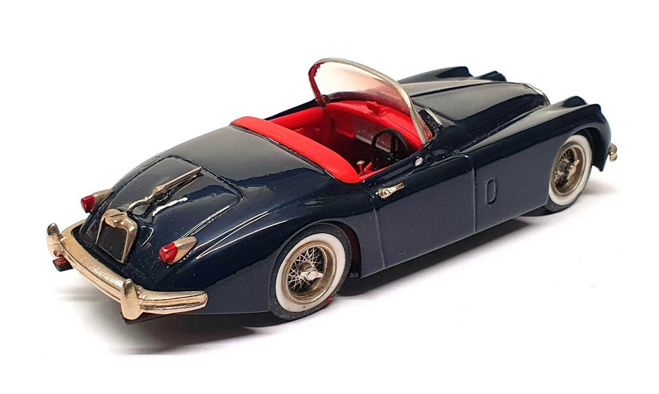 Milestone Miniatures 1/43 Scale JW2B - Jaguar XK150S Roadster - Dk Blue 
