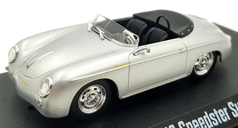Greenlight 1/43 Scale 86597 - 1958 Porsche 356 Speedster Super - Silver