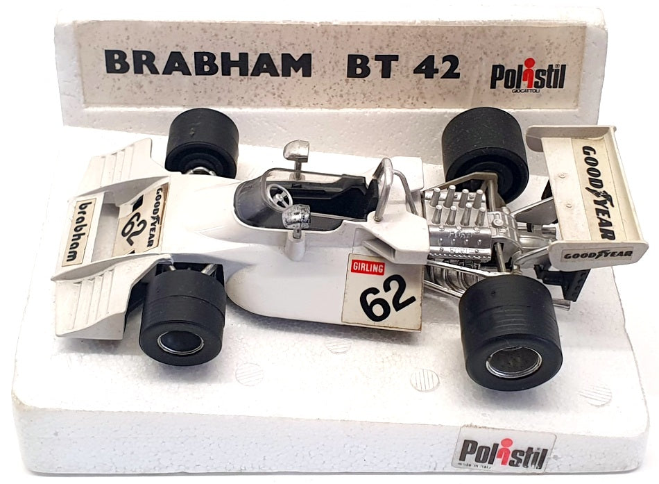 Polistil 1/25 Scale Model Car FX8 - F1 Brabham BT 42 - White #62