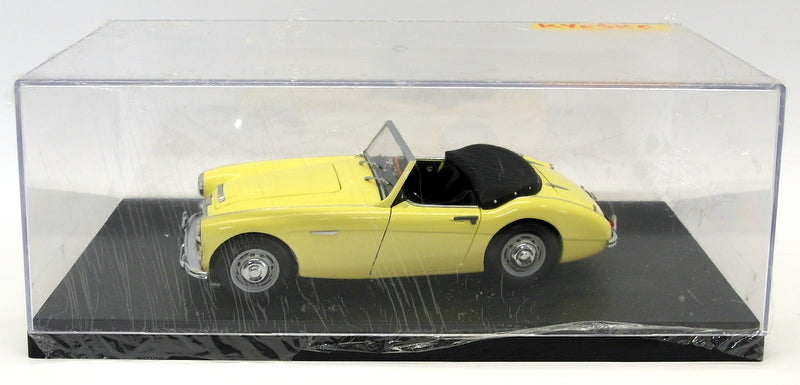 Kyosho 1/18 Scale - CASE5 Austin Healey 100 Six Pale Yellow + Case