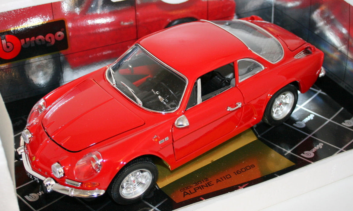 BURAGO 1/18 3012 ALPINE A110 1600S 1971 RED