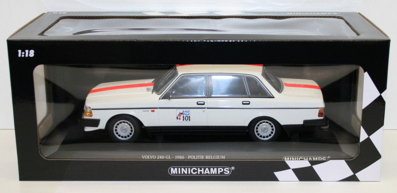 Minichamps 1/18 Diecast 155 171492 - 1986 Volvo 240 GL - Belgium Police