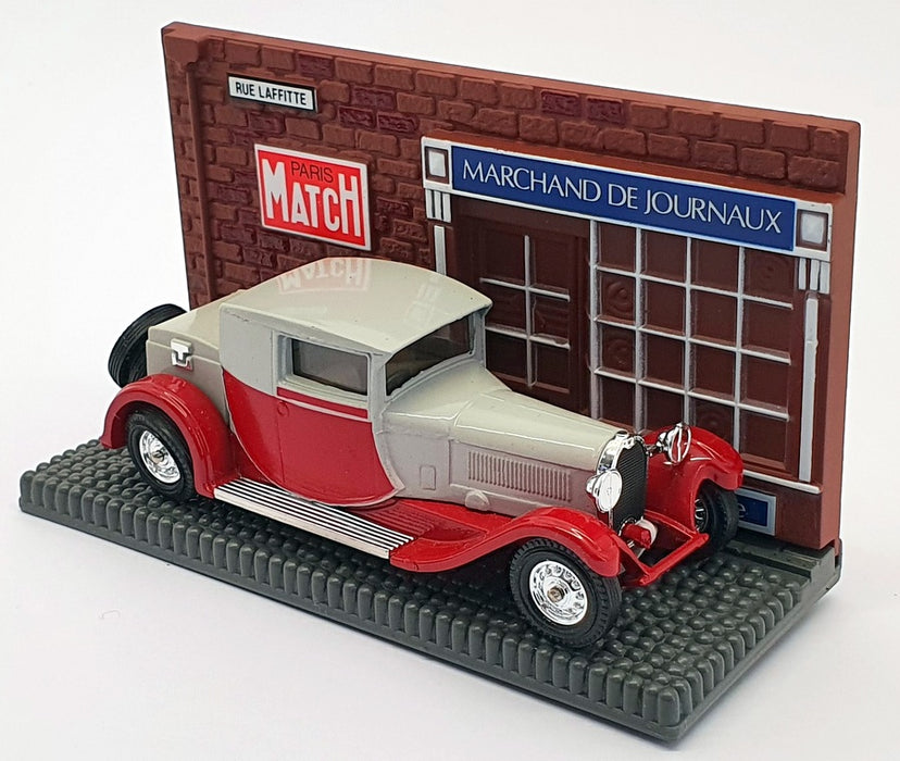 Matchbox Appx 10cm Long Diecast Y-24 - 1927 Bugatti T44 - Red/Grey