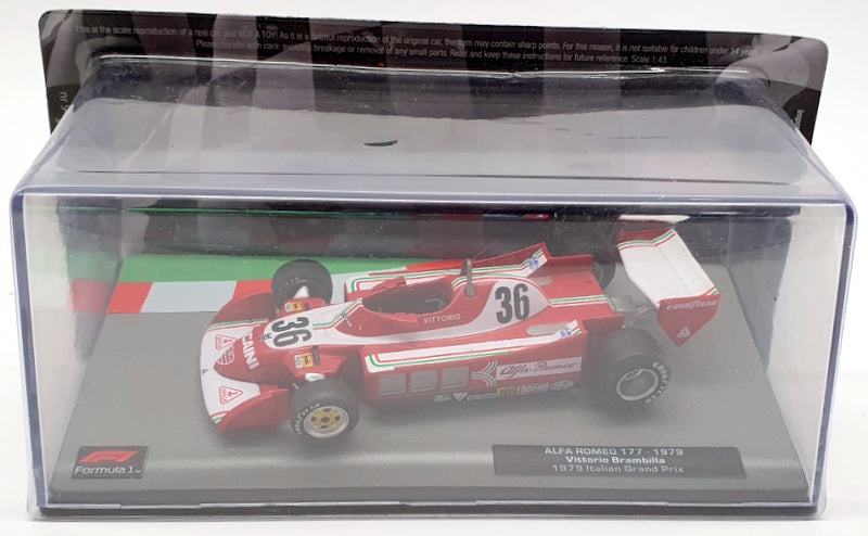 Altaya 1/43 Scale Model Car 1101IR18 -Alfa Romeo 177 1979 V.Brambilla