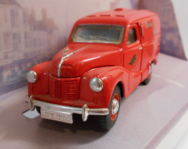 Dinky 1/43 Scale Diecast Model DY-15 1953 AUSTIN A40 RED BROOKE BOND TEA