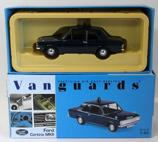 Vanguards 1/43 Scale Diecast VA04104 - Ford Cortina Mk2 - Thames Valley Police
