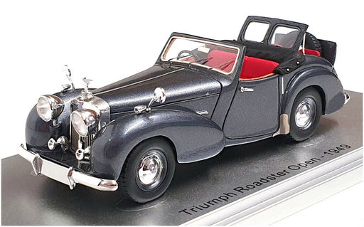 Kess 1/43 Scale KE43057000 - 1949 Triumph Roadster All Open - Metallic Grey