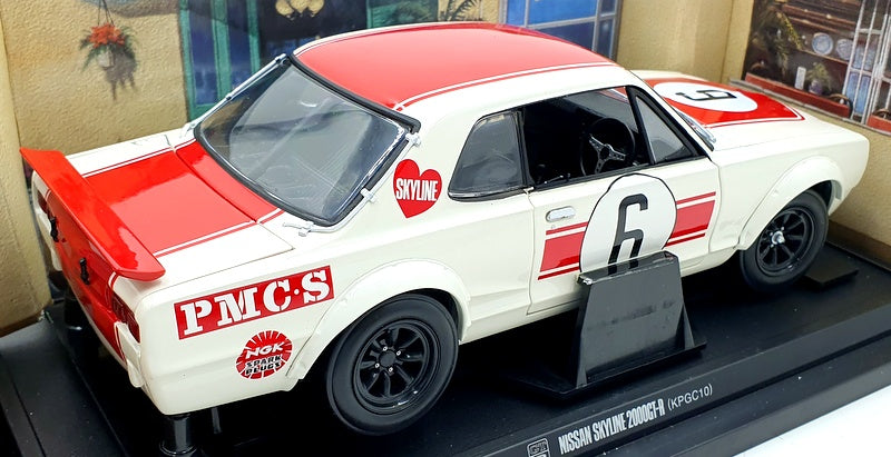 Kyosho 1/18 Scale Diecast 08122R - Nissan Skyline 2000 GT-R Racing #6