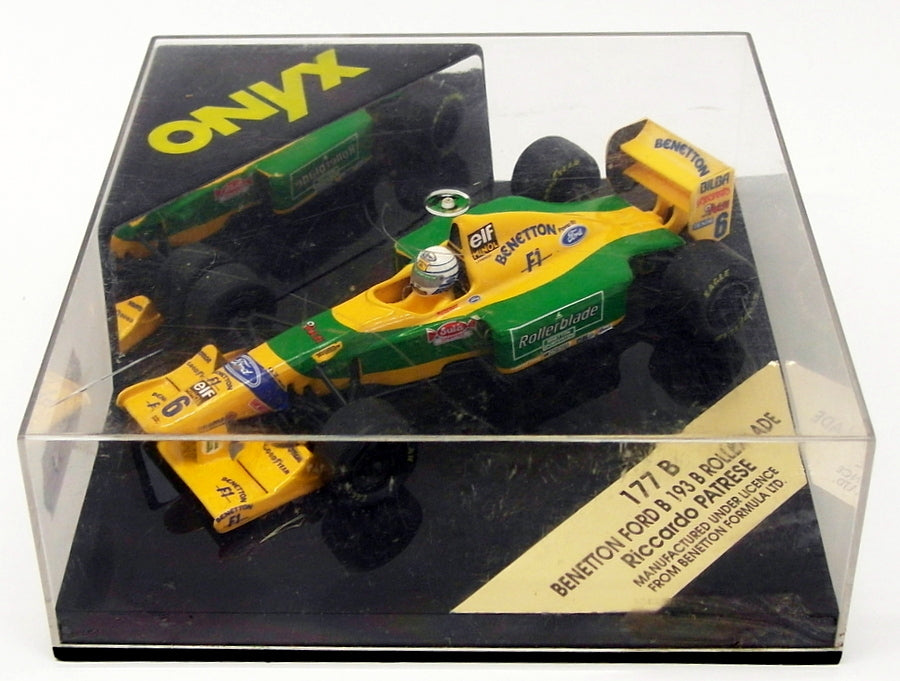 Onyx 1/43 Scale Model Car 177B - Benetton Ford B 193 B Rollerblade - R.Patrese