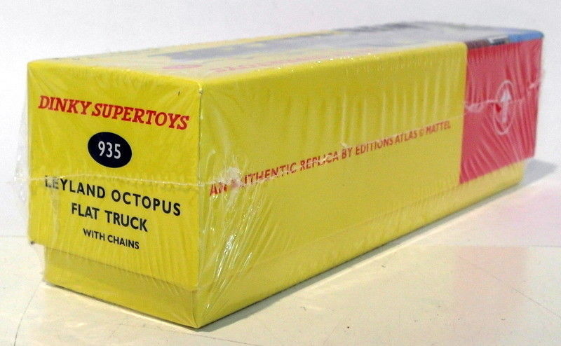 Atlas Editions Dinky Toys 935 - Leyland Octopus Flat Truck With Chains - Green