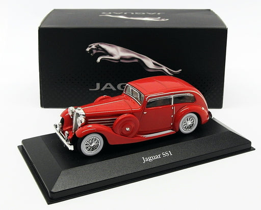 Atlas Editions 1/43 Scale Model Car 4 641 105 - Jaguar SS1 - Red