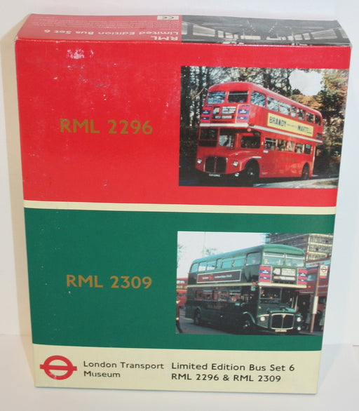 EFE 1/76 Scale 05878 London Transport Museum RML Bus Set 6 RML 2296 & RML 2309