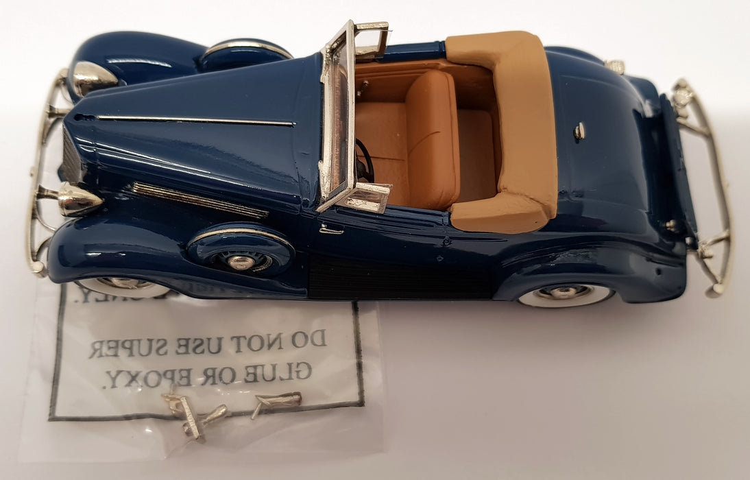 Brooklin Models 1/43 Scale BC029 - 1934 Buick M60 Convertable Coupe Blue
