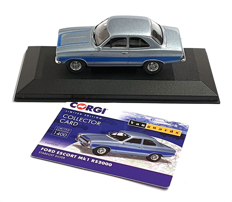 Vanguards 1/43 Scale VA09530 - Ford Escort Mk1 - Stardust Silver