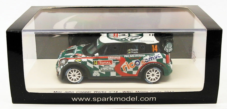 Spark 1/43 Scale S3352 - Mini John Cooper Works WRC #14 Monte Carlo 2012