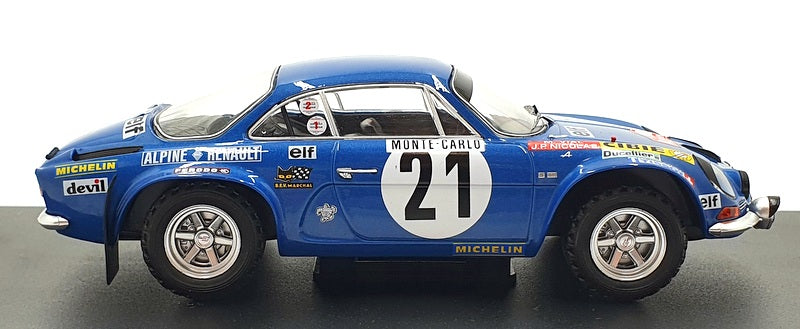 Ixo 1/24 Scale 24RAL007B - Alpine Renault A110 #21 Nicolas Rally 1973
