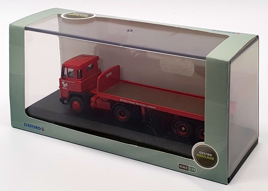 Oxford Diecast 1/76 Scale 76SC110002 - Scania 110 Flatbed Trailer - BRS