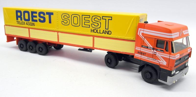 Lion Car 1/50 Scale - Nr.59 DAF 3300 Box Truck Bonduelle Model Truck