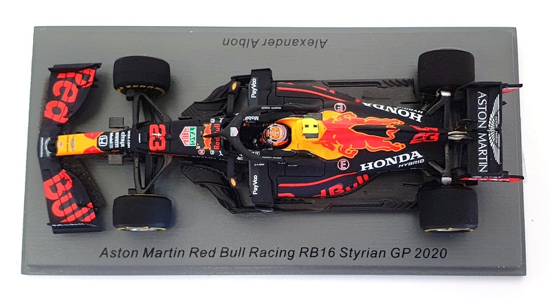 Spark 1/43 Scale S6473 - Red Bull Racing RB16 A.Albon Styrian GP 2020