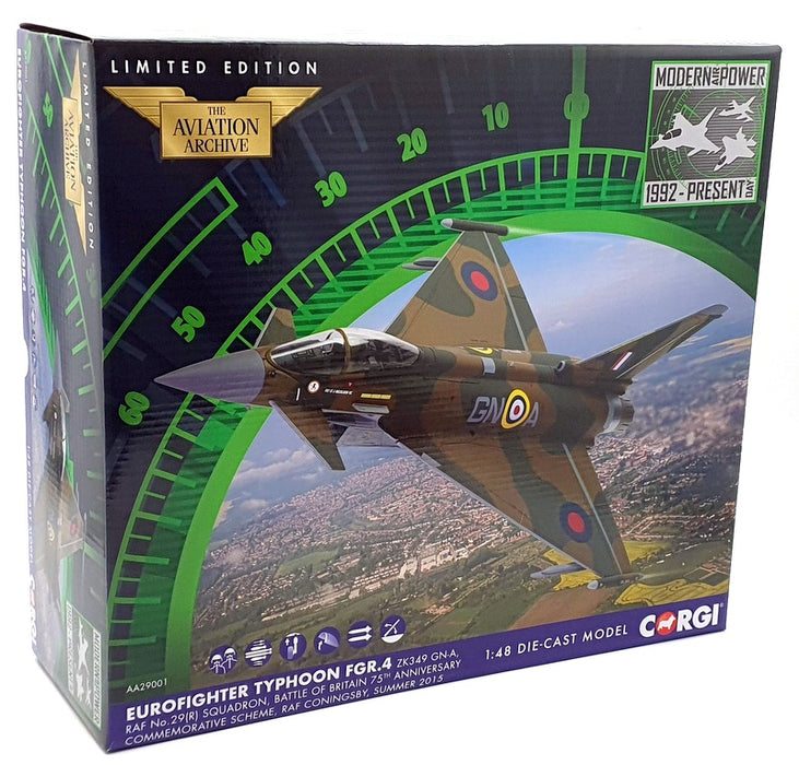 Corgi 1/48 Scale AA29001 - Eurofighter Typhoon FGR.4 RAF 29 SQN B.O.B 2015