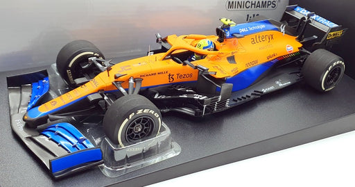 Minichamps 1/18 Scale 530 213304 - McLaren F1 MCL35M L.Norris #4 Italian 2021