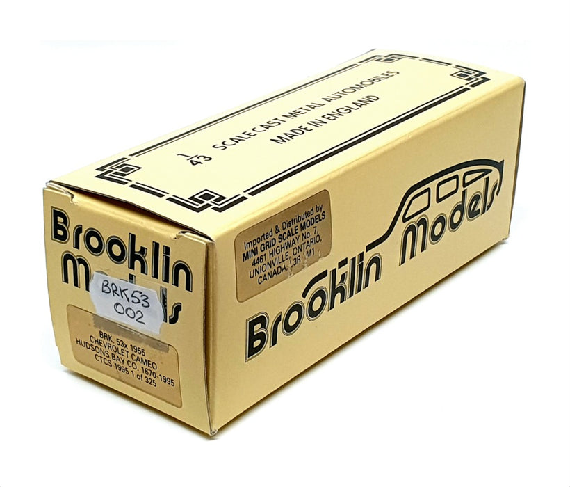Brooklin Models 1/43 Scale BRK53 002 - 1955 Chevrolet Cameo 1 Of 325