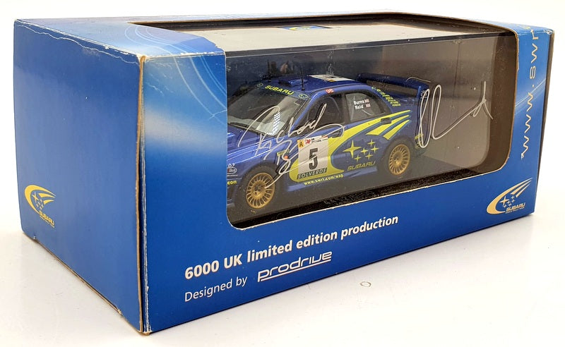 Prodrive/Ixo 1/43 Scale IXS01 - 2001 Subaru WRC - #5 Portugal Rally Burns/Reid
