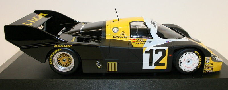 Minichamps 1/18 Diecast 155 846612 Porsche 956K Schornstein Bad Aachen Monza '84