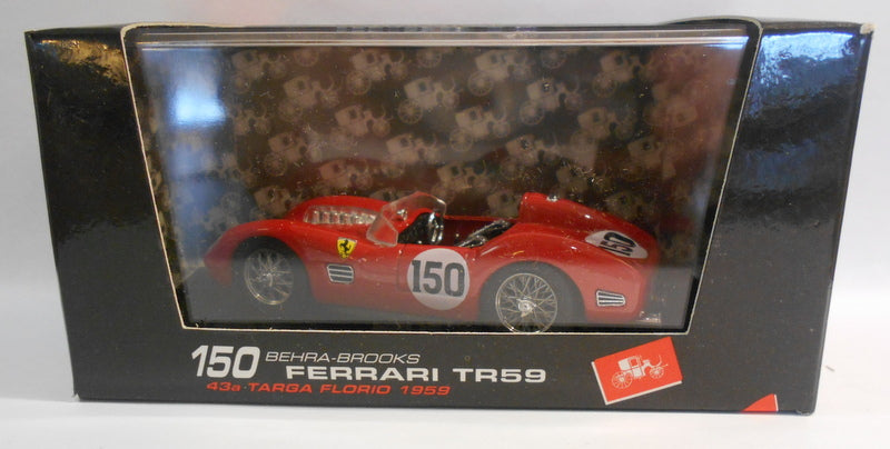 Brumm 1/43 Scale Metal Model - S035 FERARRI TR59 43A TARGA FLORIO 1953 BEHRA