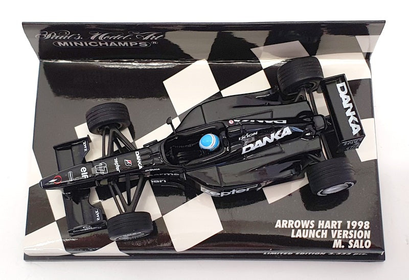 Minichamps 1/43 Scale 430 980087 - 1998 Arrows Hart Launch M.Salo