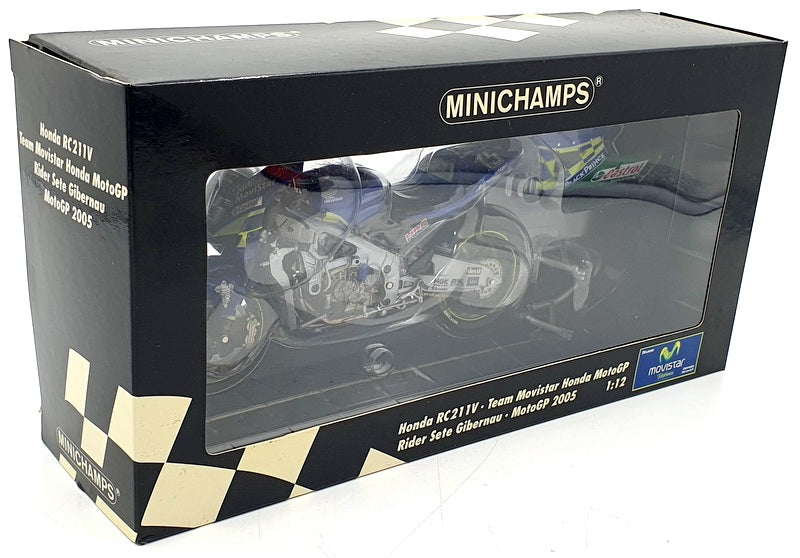 Minichamps 1/12 Scale 122 051015 - Honda RC211V Movistar Gibernau 2005