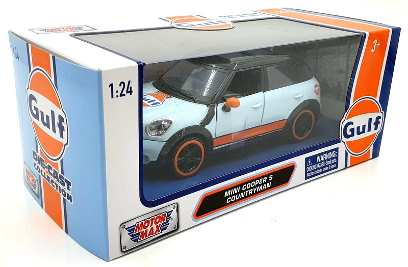 Motor Max 1/24 Scale Diecast 79653 - Mini Cooper S Countryman - Gulf
