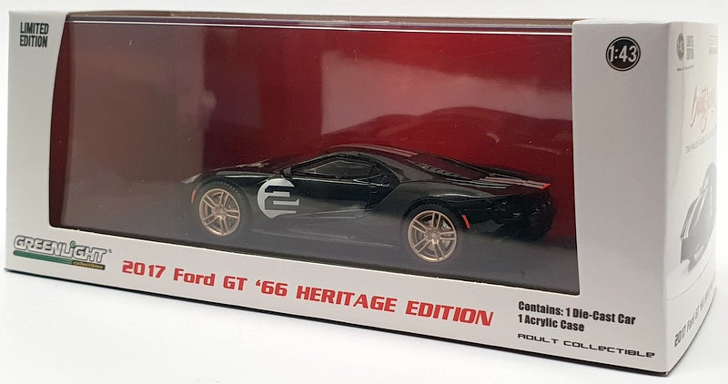 Greenlight 1/43 Scale Model Car 86178 - 2017 Ford GT '66 Heritage Edition